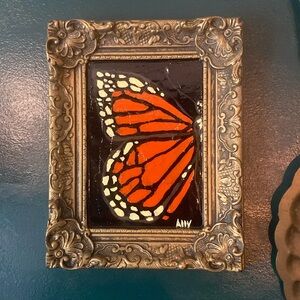 Original—One of a Kind Monarch Framed Painting